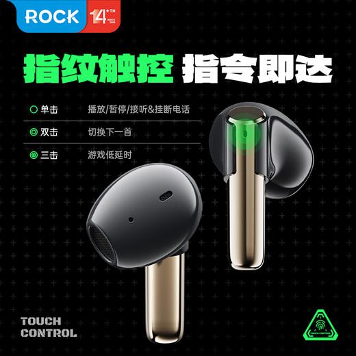 ROCK 旋转TWS蓝牙耳机 商品图3