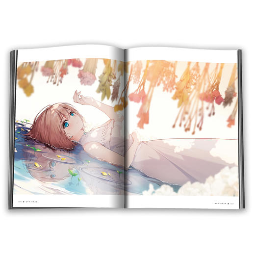 留声机：猫美画集《necomi画集》清透可爱！日本商业插画家笔下的美少女 商品图3