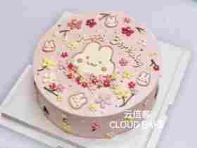 【手绘蛋糕】小兔子一