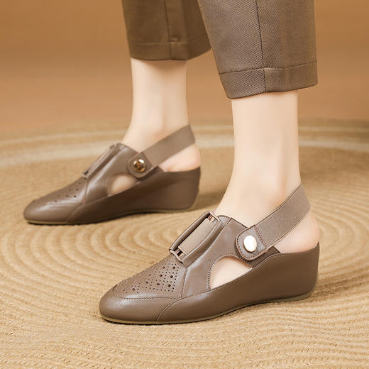 夏季新款，简约坡跟两穿凉鞋XYM-k767 商品图7