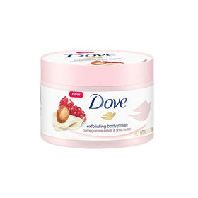 【跨境】Dove/多芬 冰激凌身体磨砂膏 298g 温和清洁去角质 石榴籽和乳木果/金盏花胶态燕麦