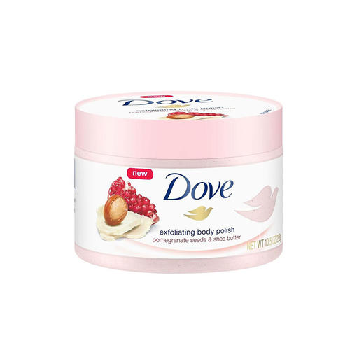 【跨境】Dove/多芬 冰激凌身体磨砂膏 298g 温和清洁去角质 石榴籽和乳木果/金盏花胶态燕麦 商品图0