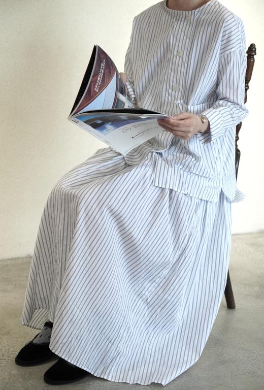 g日系简约条纹半裙 商品图2