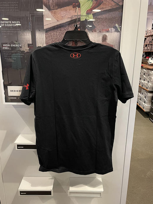 Under Armour/安德玛 Project Rock 男士宽松印花圆领运动短袖T恤 商品图3