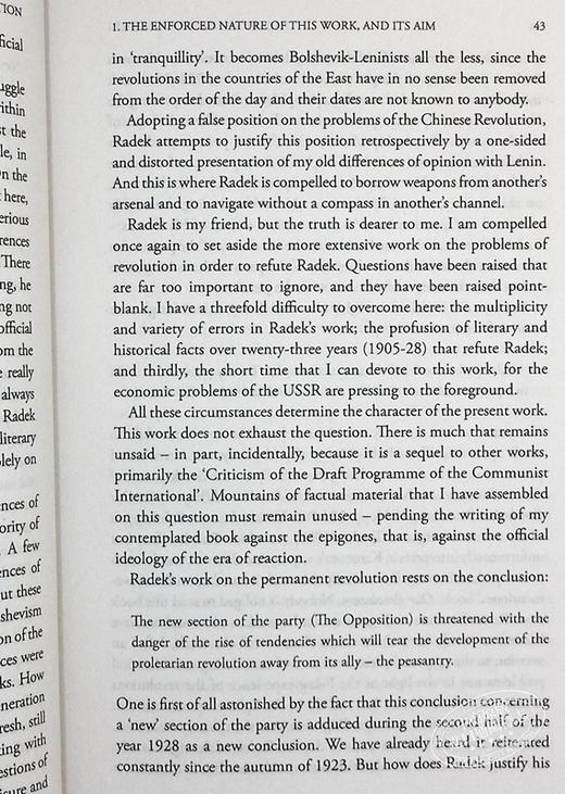 【中商原版】不断革命论 托洛茨基 The Permanent Revolution and Results and Prospects 英文原版 Leon Trotsky 商品图7