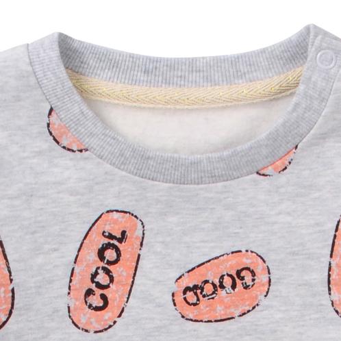 棉果果春秋款女童小毛圈圆领T恤M322180218448 商品图1