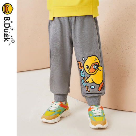 B.DUCK小黄鸭童装春秋针织长裤90-130 BF3463061A 商品图3