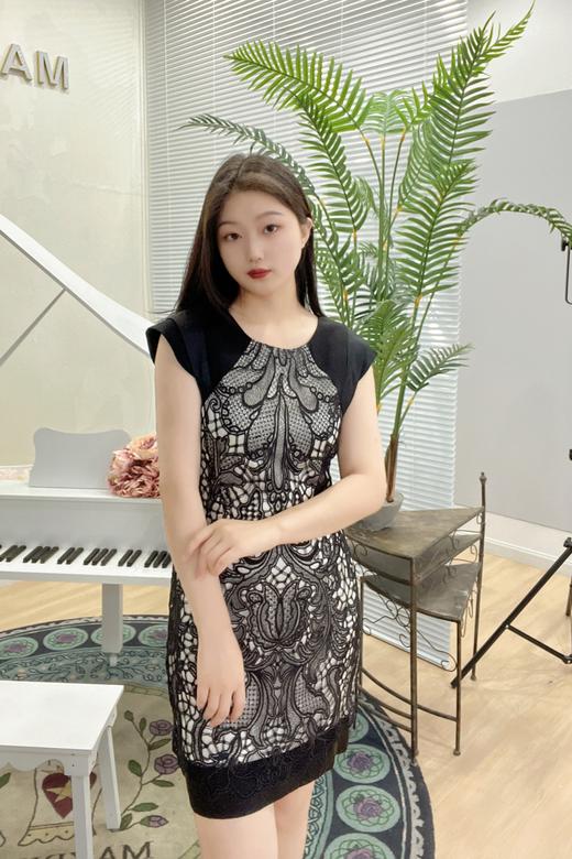 吉思缇那修身无袖礼服连衣裙11516088 商品图1