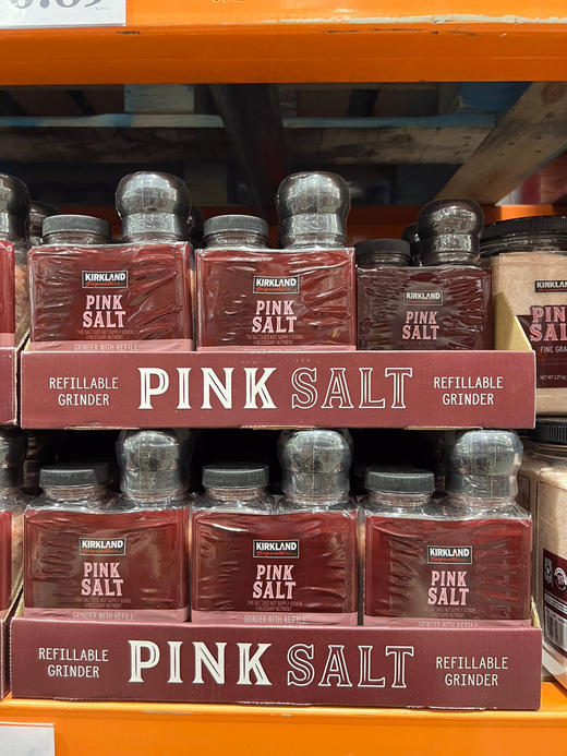 换新包装啦📣美国🇺🇸直邮特价168元/2瓶装  🉐🉐 Kirkland喜马拉雅粉盐，一瓶是替换装，总的有737g，一瓶自带研磨器 商品图0