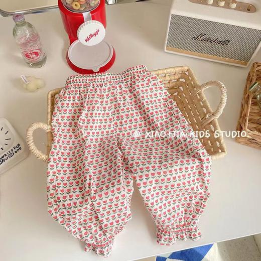 （合作款）复古碎花女童度假防晒裤 商品图1