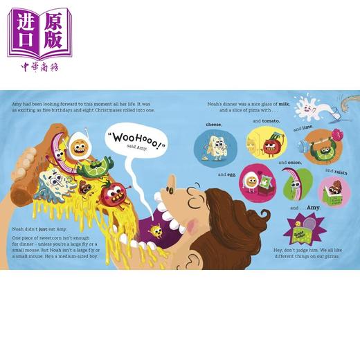 【中商原版】艾米被吃掉了 Henry Paker：Amy Gets Eaten 英文原版 儿童知识绘本 亲子图画书 精品绘本 让人大笑的图画书 商品图2