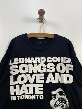 LEONARD COHEN 李欧纳·柯恩 创作歌手 短袖T恤 _SST(L)