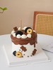 巧克力淋面小熊饼干蛋糕 商品缩略图0