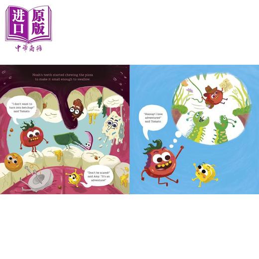 【中商原版】艾米被吃掉了 Henry Paker：Amy Gets Eaten 英文原版 儿童知识绘本 亲子图画书 精品绘本 让人大笑的图画书 商品图3