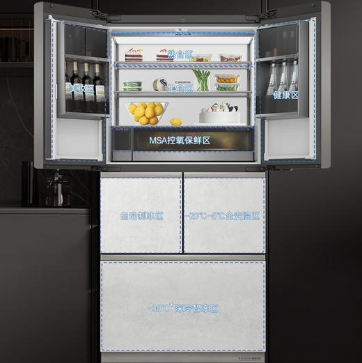 卡萨帝（Casarte）冰箱 BCD-550WLCFPA4W5U1 商品图3