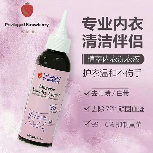 苏铂俪内衣洗衣液除螨易漂洗温和0添加洗衣液100ml 商品图0