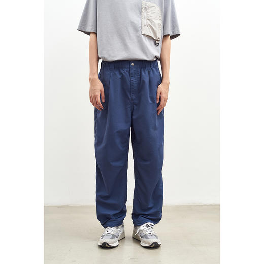 吃茶去chichaqu 宽松户外山系休闲抽绳直筒长裤 商品图2