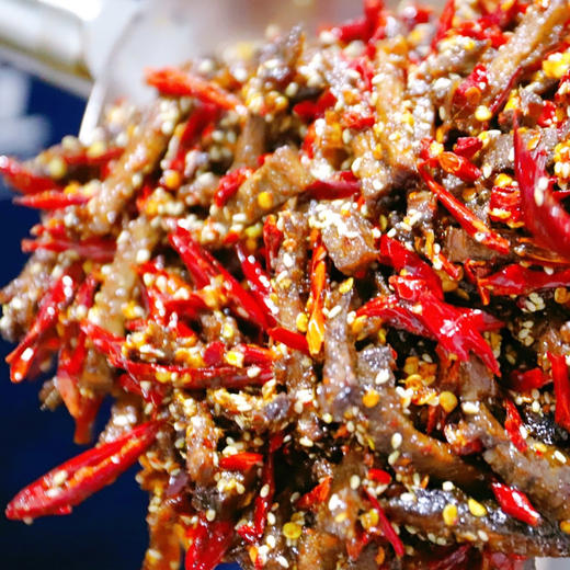 黄老五花生嫂私厨麻辣牛肉条130g*2袋装，现炒现发，不添加防腐剂，添加剂。短保产品 商品图3