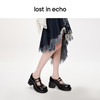 [捡漏价]lost in echo设计师品牌圆头铆钉复古双扣带粗跟增高休闲玛丽珍鞋 商品缩略图3