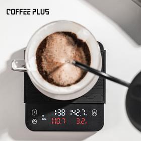 手冲咖啡电子秤手冲咖啡秤咖啡称电子秤粉水比咖啡秤智能计时充电