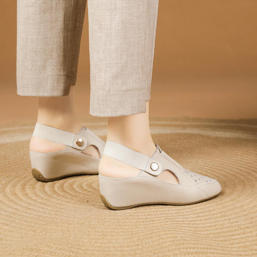 夏季新款，简约坡跟两穿凉鞋XYM-k767 商品图3