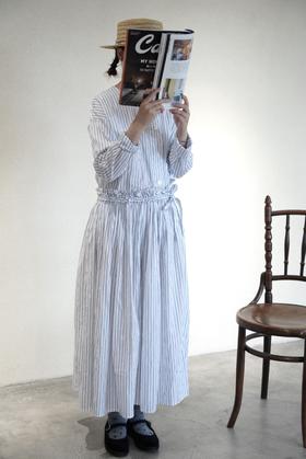 g日系简约条纹半裙