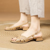 舒适百搭，低跟粗跟凉鞋XYM-k778 商品缩略图1