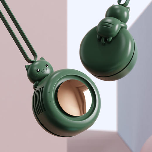 【2023新款USB小风扇】夹式随时便携，大风力迷你口袋风扇。特别设计的夹子和无叶挂脖，让您随时随地都能享受清凉。 商品图4