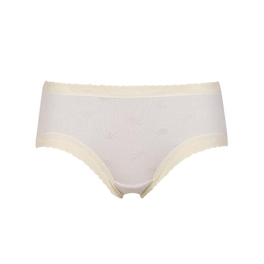 都市丽人健康系列人棉提花木代尔系列高弹裤全件艾草抗菌加倍舒适中腰平角女士内裤LK35F1 商品图6