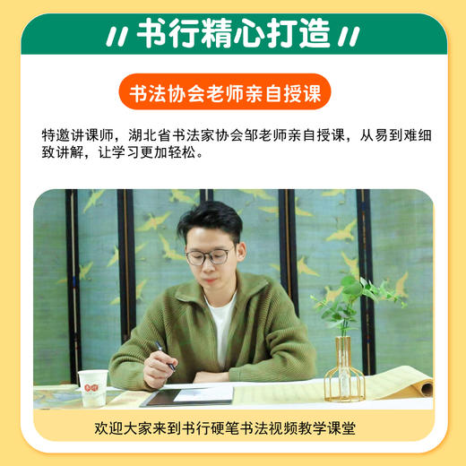 硬笔书法视频课楷书视频教程215节课时（每节课10分钟左右）+点评+解疑答惑 商品图2