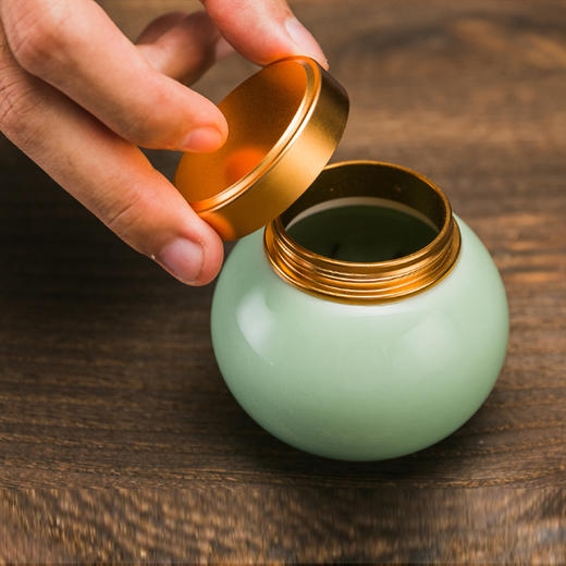 迷你天地方圆罐【单瓷 • 20g• 绿】12元 一个/满30个包邮 商品图3