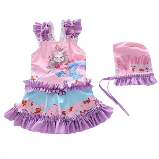 夏CM94-1女小童连体泳衣A230601（M-2XL码） 商品图1