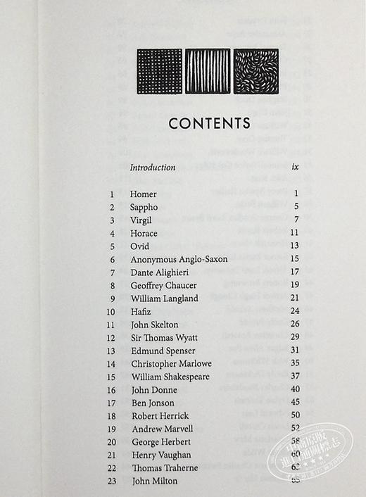 预售 【中商原版】来自100位伟大诗人的精选集 平装 英文原版 100 Poets A Little Anthology John Carey 商品图4