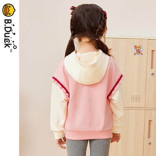 B.DUCK小黄鸭童装春秋带帽卫衣105-150 FF3408007A 商品图2