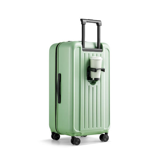 银座最新超大容量三七分拉链箱带杯架款303L 商品图3