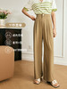 OLrain欧芮儿法式卡其色西装休闲裤女夏季2023新款高腰冰爽长裤薄 商品缩略图1