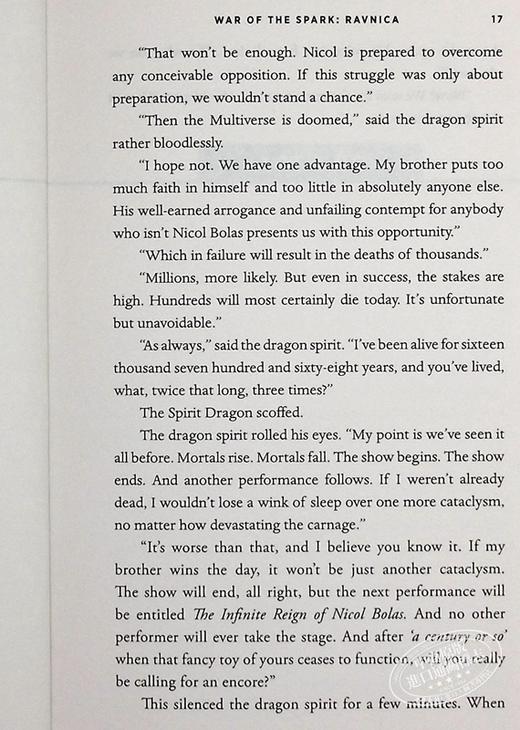 【中商原版】万智牌 官方小说 拉尼卡火花之战 Magic The Gathering Ravnica 英文原版 Greg Weisman 商品图4