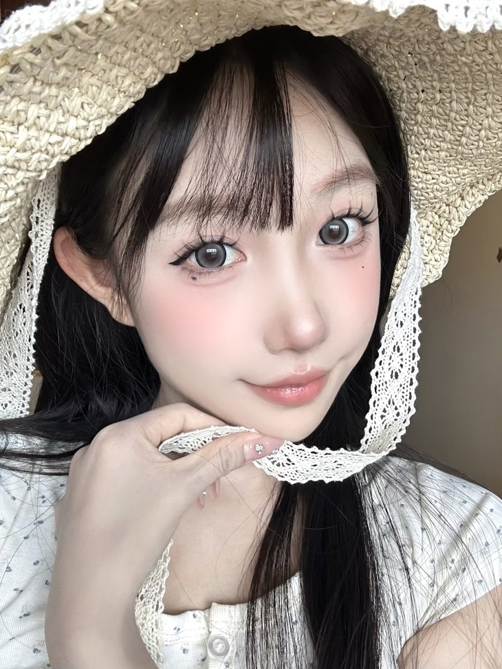 MORIIU美瞳 年抛隐形眼镜 白玉丸子 14.5mm 1副/2片 左右度数可不同-VVCON美瞳网11