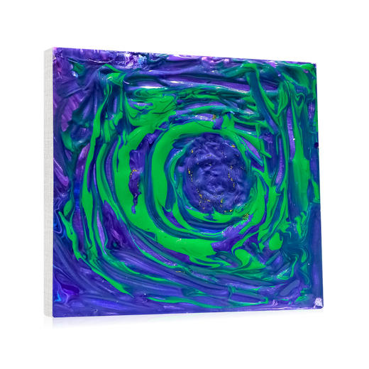 袋鼠团团慈善创卖-流体画《梦幻星空》 商品图0