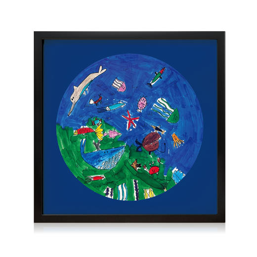 袋鼠团团慈善创卖-印制版画《不一样的海洋》 商品图0