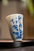 富玉窑  景德镇手工青花彩色玲珑梅兰竹菊闻香品茗杯陶瓷茶器主人杯 商品缩略图8