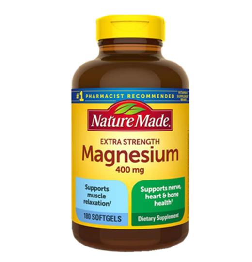 Nature Made Magnesium 镁 400mg 胶囊  (含卵磷脂) 180粒 洛杉矶直邮 商品图0