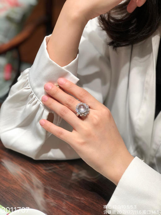3011707，玻璃蛋面戒指。具体价格微信咨询 商品图4