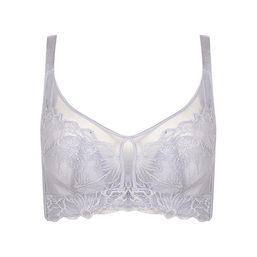 都市丽人舒软挺塑BC杯适穿蕾丝调整型文胸薄款3/4杯塑身文胸无钢圈内衣四排扣新年本命年红品LJ32H8 商品图7