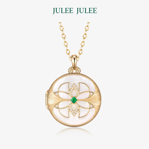 【福】JULEEJULEE茱俪东方系列福禄寿禧母贝款相片盒吊坠 商品图1