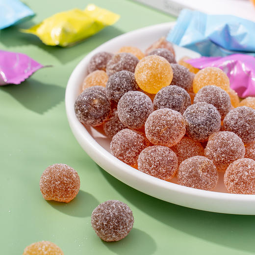 【超值六盒装！雅富金桔柠檬果汁软糖】清新诱人，酸甜可口清新爽口，夏季清凉果味满满，软糯甘甜，枇杷胖大海清新口气薄荷qq糖果 商品图1