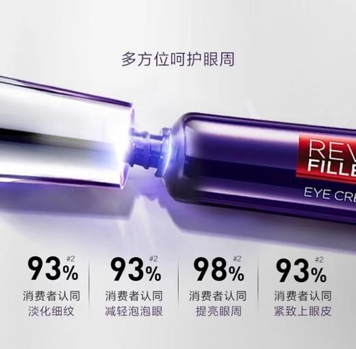 欧莱雅紫熨斗全脸淡纹眼霜按摩头版1瓶30ml 商品图3