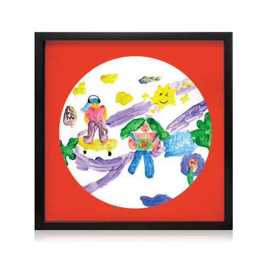 袋鼠团团慈善创卖-印制版画《创意街道》 商品图0