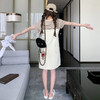 HR EWX2351条纹背带裙套装气质减龄修身显瘦两件套裙 商品缩略图3