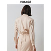 VIMAGE纬漫纪秋季新款时尚小众设计短款衬衫女上衣衬衣V2009606 商品缩略图4
